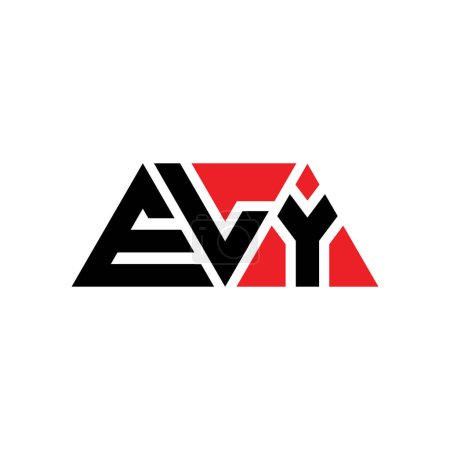 Ilustración de Diseño de logotipo de letra de triángulo ELY con forma de triángulo. Monograma de diseño de logotipo de triángulo ELY. Plantilla de logotipo de vector de triángulo ELY con color rojo. Logotipo triangular ELY Logotipo simple, elegante y lujoso. ELY - Imagen libre de derechos