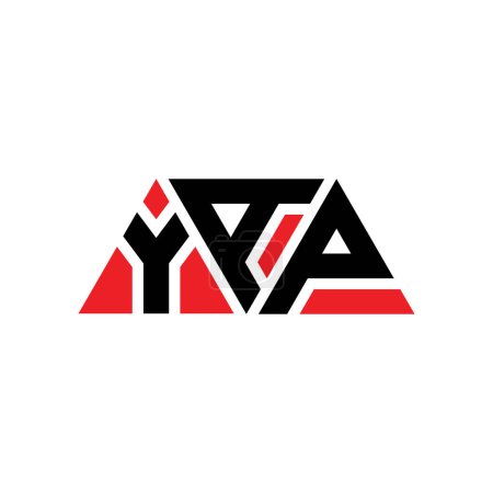 Ilustración de Diseño de logotipo de letra de triángulo YAP con forma de triángulo. Diseño del logotipo del triángulo YAP monograma. Plantilla de logotipo de triángulo YAP con color rojo. Logotipo triangular YAP Logotipo simple, elegante y lujoso. YAP - Imagen libre de derechos