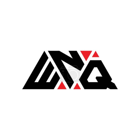 Téléchargez les illustrations : WNQ triangle lettre logo design avec forme de triangle. WNQ logo triangle design monogramme. Modèle de logo vectoriel triangle WNQ avec couleur rouge. Logo triangulaire WNQ Logo simple, élégant et luxueux. WNQ - en licence libre de droit
