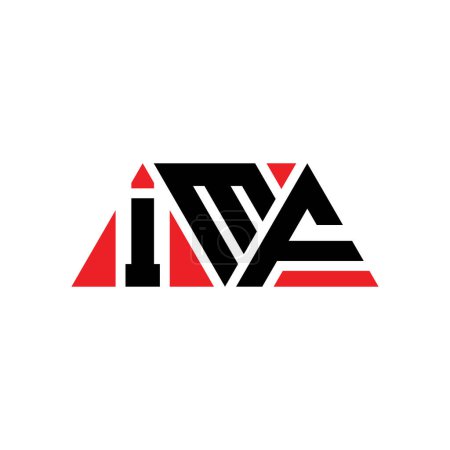 Ilustración de Diseño del logotipo de la letra del triángulo FMI con forma de triángulo. Diseño del logotipo del triángulo del FMI monograma. Plantilla de logotipo de vector de triángulo FMI con color rojo. Logo triangular del FMI Logotipo simple, elegante y lujoso. FMI - Imagen libre de derechos