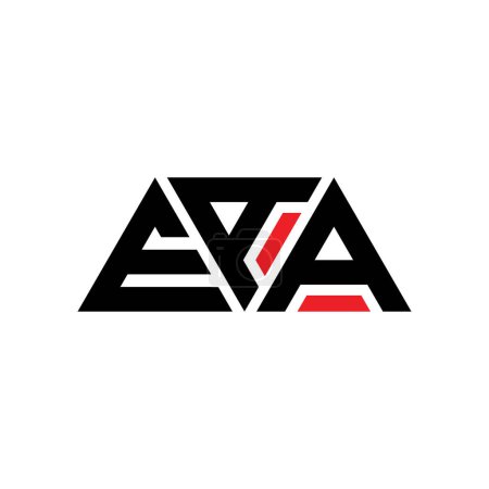 Téléchargez les illustrations : EAA triangle lettre logo design avec forme de triangle. EAA triangle logo design monogramme. Modèle de logo vectoriel triangle EAA avec couleur rouge. Logo triangulaire EAA Logo simple, élégant et luxueux. CEA - en licence libre de droit