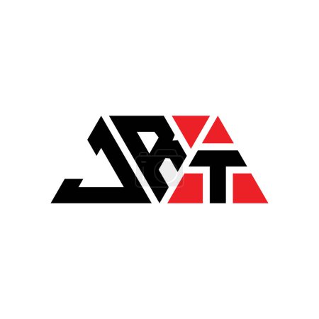 Téléchargez les illustrations : JRT triangle lettre logo design avec forme de triangle. Monogramme de logo triangle JRT. Modèle de logo vectoriel triangle JRT avec couleur rouge. Logo triangulaire JRT Logo simple, élégant et luxueux. JRT - en licence libre de droit