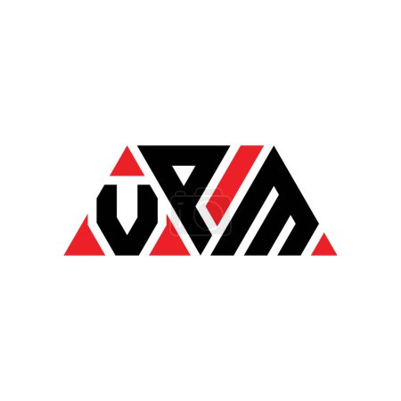 Téléchargez les illustrations : VPM triangle lettre logo design avec forme de triangle. Monogramme de logo triangle VPM. Modèle de logo vectoriel triangle VPM avec couleur rouge. Logo triangulaire VPM Logo simple, élégant et luxueux. VPM - en licence libre de droit