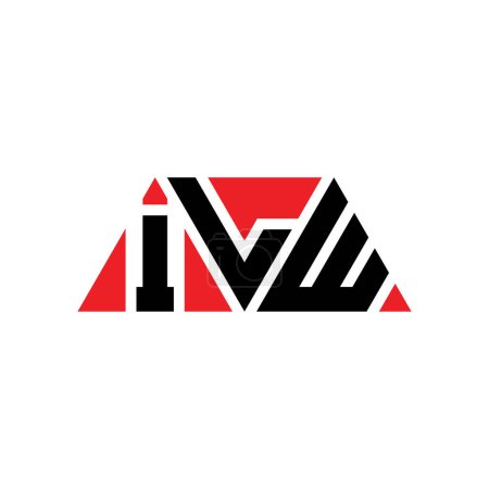 Ilustración de Diseño del logotipo de la letra del triángulo ILW con forma de triángulo. Diseño del logotipo del triángulo ILW monograma. ILW triángulo vector logotipo plantilla con color rojo. Logotipo triangular ILW Logotipo simple, elegante y lujoso. ILW - Imagen libre de derechos