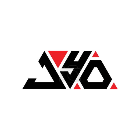 Téléchargez les illustrations : JYO triangle lettre logo design avec forme de triangle. Monogramme de logo triangle JYO. Modèle de logo vectoriel triangle JYO avec couleur rouge. Logo triangulaire JYO Logo simple, élégant et luxueux. JOJ - en licence libre de droit