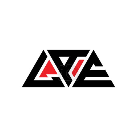 Ilustración de Diseño del logotipo de la letra del triángulo LAE con forma de triángulo. Monograma de diseño del logotipo del triángulo LAE. Plantilla de logotipo de vector triangular LAE con color rojo. Logotipo triangular LAE Logotipo simple, elegante y lujoso. LAE - Imagen libre de derechos