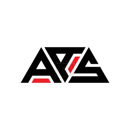 Ilustración de Diseño del logotipo de la letra del triángulo AAS con forma de triángulo. Monograma de diseño del logotipo del triángulo AAS. Plantilla de logotipo de vector de triángulo AAS con color rojo. Logotipo triangular AAS Logotipo simple, elegante y lujoso. AAS - Imagen libre de derechos