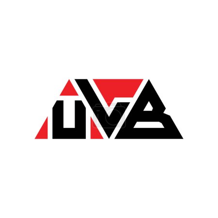 Ilustración de Diseño del logotipo de la letra del triángulo ULB con forma de triángulo. ULB diseño del logotipo del triángulo monograma. Plantilla de logotipo del triángulo ULB con color rojo. Logotipo triangular ULB Logotipo simple, elegante y de lujo. ULB - Imagen libre de derechos