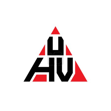 Téléchargez les illustrations : UHV triangle lettre logo design avec forme de triangle. Monogramme design logo triangle UHV. Modèle de logo vectoriel triangle UHV avec couleur rouge. Logo triangulaire UHV Logo simple, élégant et luxueux. - en licence libre de droit
