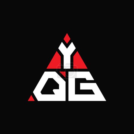 Téléchargez les photos : YQG triangle lettre logo design avec forme de triangle. YQG triangle logo design monogramme. Modèle de logo vectoriel triangle YQG avec couleur rouge. Logo triangulaire YQG Logo simple, élégant et luxueux. - en image libre de droit