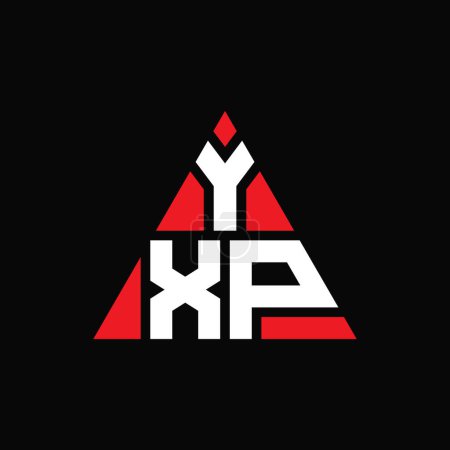 Téléchargez les illustrations : YXP triangle lettre logo design avec forme de triangle. Monogramme de logo triangle YXP. Modèle de logo vectoriel triangle YXP avec couleur rouge. Logo triangulaire YXP Logo simple, élégant et luxueux. - en licence libre de droit