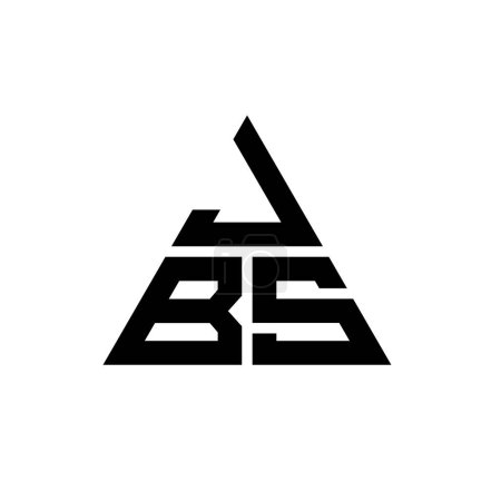 Téléchargez les illustrations : JBS triangle lettre logo design avec forme de triangle. JBS triangle logo design monogramme. Modèle de logo vectoriel triangle JBS avec couleur rouge. Logo triangulaire JBS Logo simple, élégant et luxueux. - en licence libre de droit