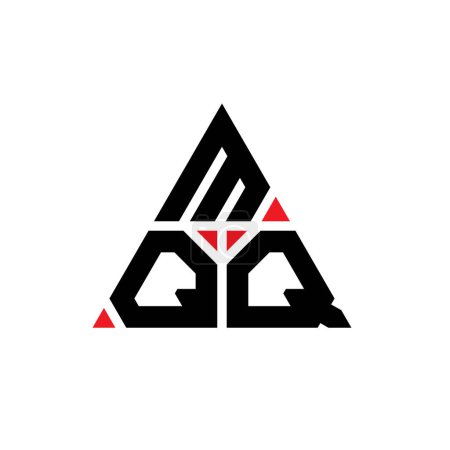 Téléchargez les illustrations : MQQ triangle lettre logo design avec forme de triangle. Monogramme de conception de logo triangle MQQ. Modèle de logo vectoriel triangle MQQ avec couleur rouge. Logo triangulaire MQQ Logo simple, élégant et luxueux. - en licence libre de droit