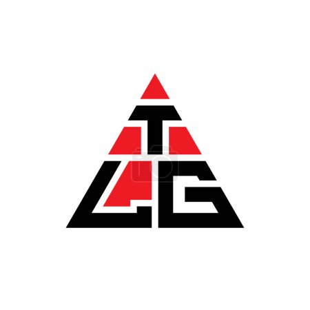 Téléchargez les illustrations : TLG triangle lettre logo design avec forme de triangle. Monogramme design TLG triangle logo. Modèle de logo vectoriel triangle TLG avec couleur rouge. Logo triangulaire TLG Logo simple, élégant et luxueux. - en licence libre de droit