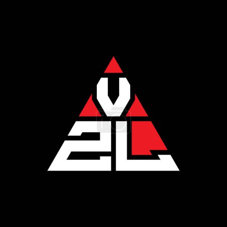 Téléchargez les illustrations : VZL triangle lettre logo design avec forme de triangle. Monogramme de logo triangle VZL. Modèle de logo vectoriel triangle VZL avec couleur rouge. Logo triangulaire VZL Logo simple, élégant et luxueux. - en licence libre de droit