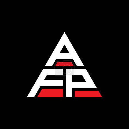 Téléchargez les illustrations : AFP lettre triangle logo design avec forme de triangle. Monogramme AFP logo triangle design. Modèle de logo vectoriel triangle AFP avec couleur rouge. Logo triangulaire AFP Logo simple, élégant et luxueux. - en licence libre de droit