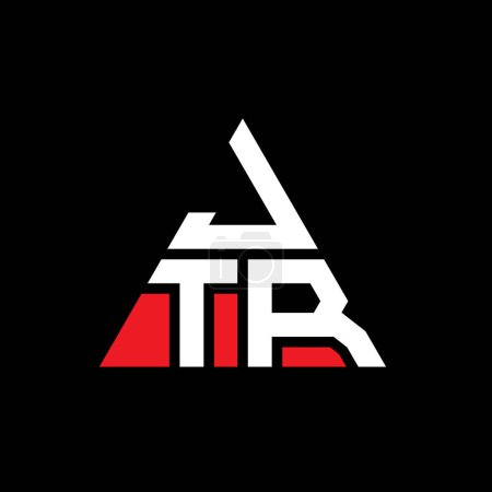 Téléchargez les illustrations : JTR triangle lettre logo design avec forme de triangle. Monogramme de logo triangle JTR. Modèle de logo vectoriel triangle JTR avec couleur rouge. Logo triangulaire JTR Logo simple, élégant et luxueux. - en licence libre de droit