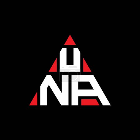 Ilustración de Diseño del logotipo de una letra triangular con forma de triángulo. Monograma de diseño del logotipo del triángulo UNA. Una plantilla de logotipo de vector de triángulo con color rojo. Logotipo triangular UNA Logotipo simple, elegante y lujoso. - Imagen libre de derechos
