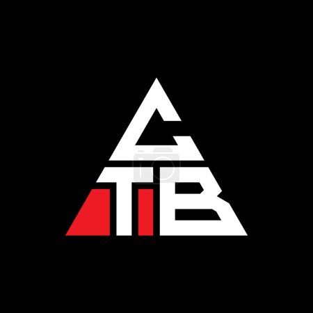 Ilustración de Diseño del logotipo de la letra del triángulo CTB con forma de triángulo. Diseño del logotipo del triángulo CTB monograma. CTB triángulo vector logotipo plantilla con color rojo. Logo triangular CTB Logo simple, elegante y lujoso Diseño del logotipo de la letra del triángulo CTB con forma de triángulo. CTB - Imagen libre de derechos