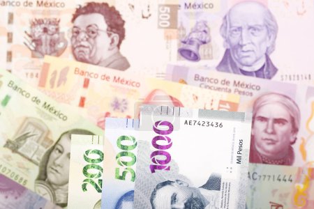 Foto de Dinero mexicano - Pesos un fondo de negocios - Imagen libre de derechos