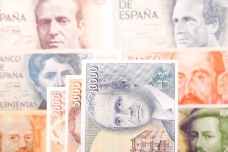 El dinero español - peseta un fondo de negocios