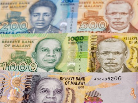 Malawisches Geld - kwacha ein geschäftlicher Hintergrund