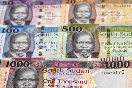 Dinero sudanés - libra un fondo de negocios