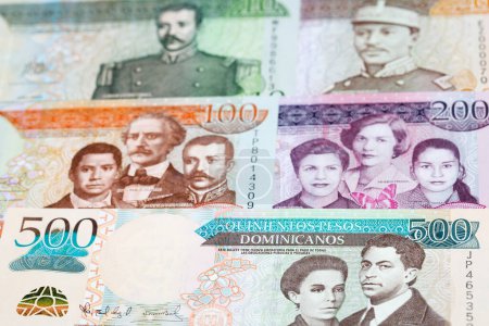 Argent dominicain - peso un fond d'affaires
