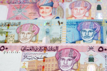 Omani money - rial a business background