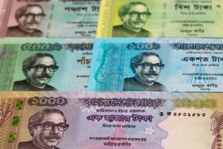 Geld aus Bangladesch - taka einen geschäftlichen Hintergrund