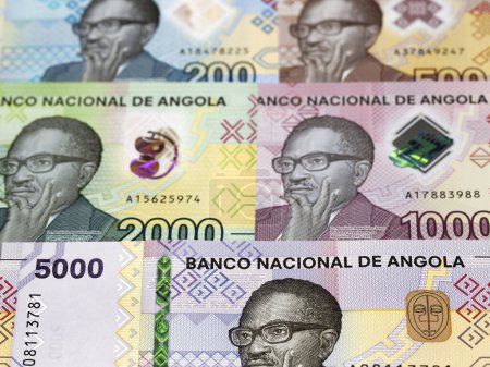 Angolanisches Geld - Kwanza ein geschäftlicher Hintergrund