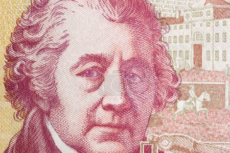 Photo for Matthew Boulton a closeup portrait from English money - pound - Royalty Free Image