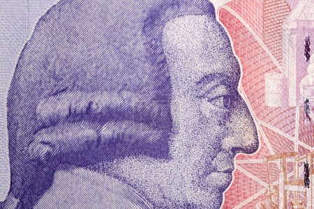 Adam Smith ein Nahaufnahme-Porträt aus englischem Geld - Pfund