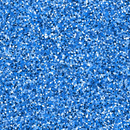 Illustration for Blue glitter seamless pattern - Royalty Free Image