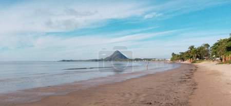 Photo for Piuma Beach, Espirito Santo, Brazil. With its shallow waters and easily accessible islands, the city of Pima is one of the most frequented tourist spots on the southern coast of the state of Esprito Santo, Southeast Region of Brazil. - Royalty Free Image