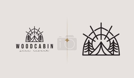 Illustration for House Home Mortgage Roof Architecture Logo. Universal creative premium symbol. Vector sign icon logo template. Vector illustration - Royalty Free Image