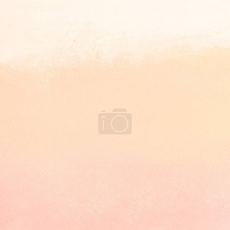 Photo for Delicate peach background with gradient effect, banner for design and decoration, romantic background, acrylic illustration - Royalty Free Image