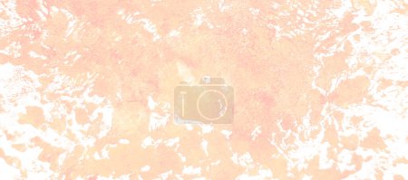 Photo for Acrylic background, pink, peach, yellow, gold, white color, banner, abstract illustration, for design and decoration, place for text, art - Royalty Free Image