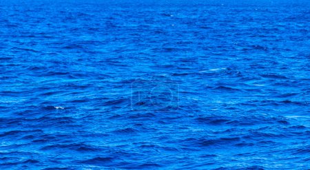Photo for Seascape ocean water and waves on blue whale boat trip catamaran tour in Mirissa Beach Matara District Southern Province Sri Lanka. - Royalty Free Image