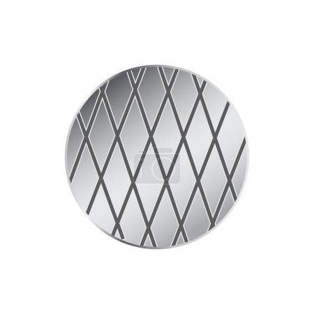 Ilustración de Metal screws bolts nails plates realistic composition with isolated top view image of iron hardware vector illustration - Imagen libre de derechos