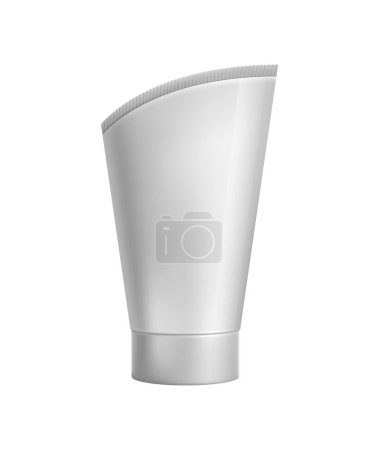 Illustration for Realistic blank deodorant bottle mockup vector illustration - Royalty Free Image