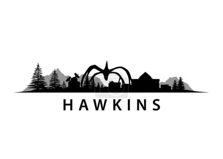 Hawkins Indiana Skyline Landscape City