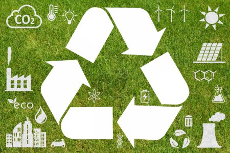 Téléchargez les photos : Eco friendly, recycler signe - en image libre de droit