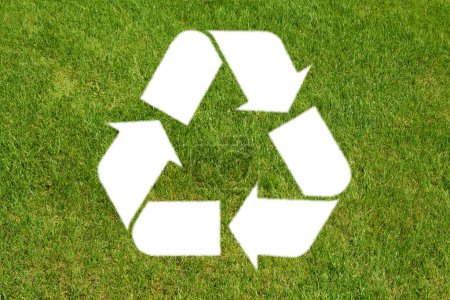 Photo for Eco friendly, recycle sign - Royalty Free Image