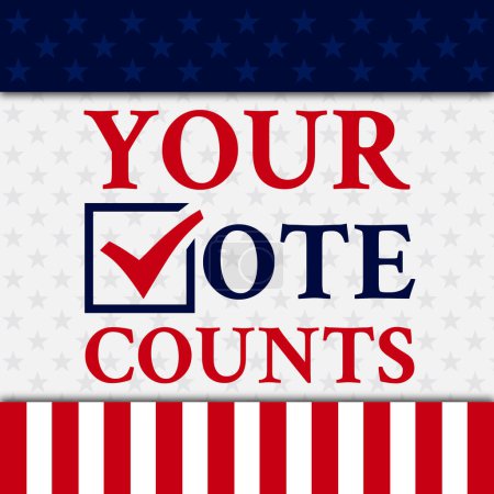 Illustration for USA election vector illustration - Royalty Free Image