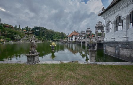 Photo for Ujung Water Palace is a former palace in Karangasem Regency, Bali, Indonesia . also known as Ujung Park , Waterpaleis, or Sukasada Park. - Royalty Free Image