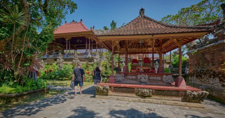Photo for Ubud Palace, officially Puri Saren Agung, is a historical building complex situated in Ubud, Gianyar Regency of Bali, Indonesia. - Royalty Free Image