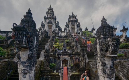Photo for Gate of Heaven Lempuyang Temple in Karangasem Regency, Bali indonesia ,cluster of Bali temples on Mount Lempuyang. - Royalty Free Image