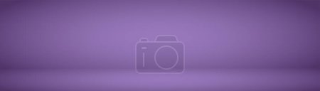 Illustration for Abstract background. The studio space is empty. With a smooth and soft purple color - Royalty Free Image