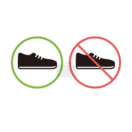 Photo for Shoes icon set : vector - Royalty Free Image